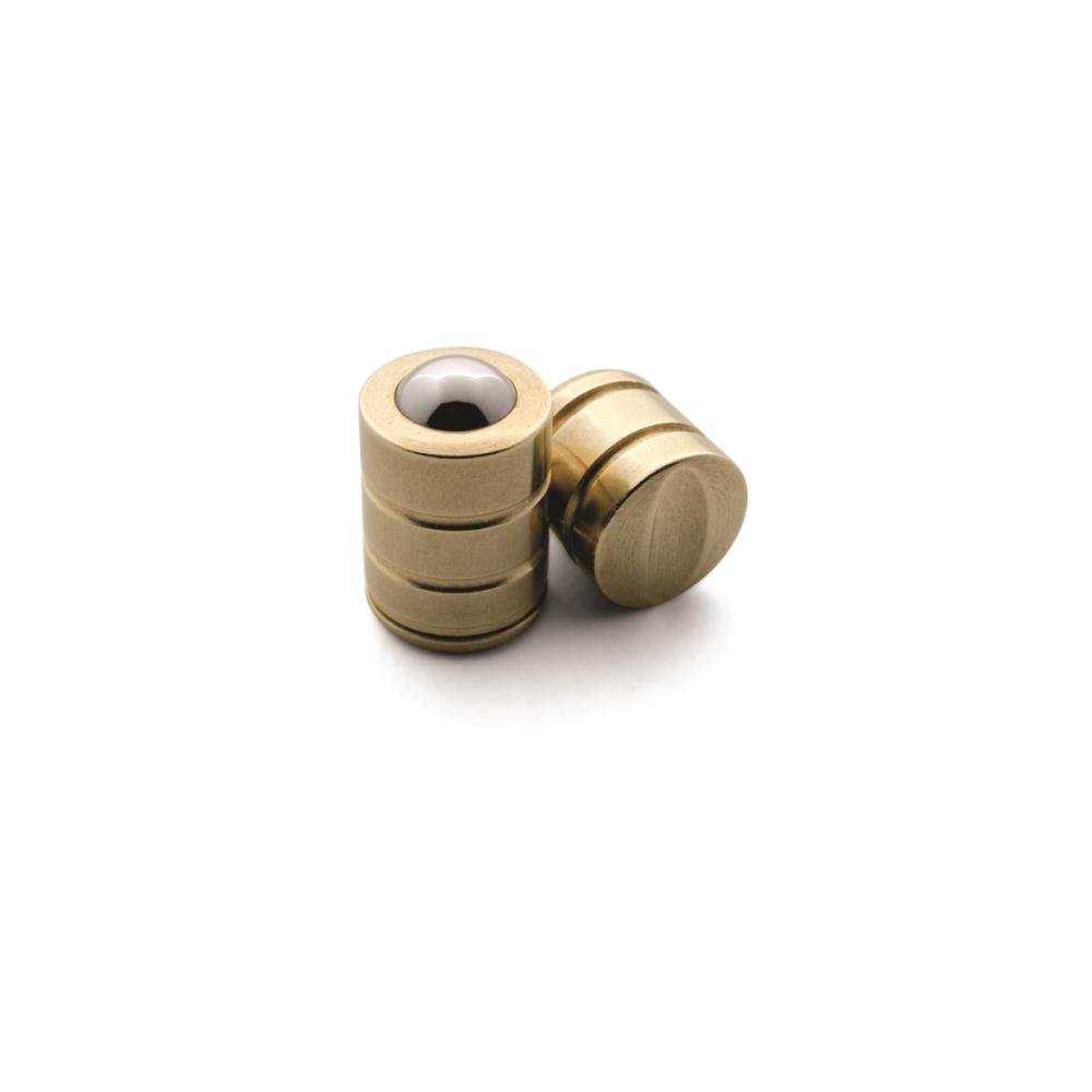 BC-263 Ball Catch - A product photo of brass hardware on a white background