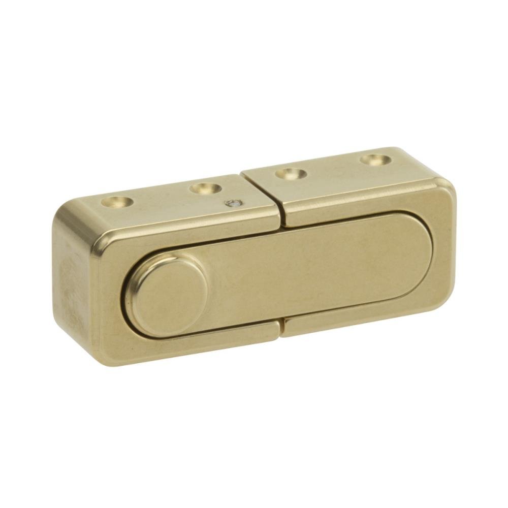JB-818 Latch - A product photo of brass hardware on a white background